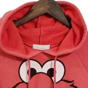 Forever 21 Elmo Hooded Pullover Size Medium